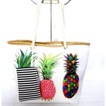 Summer Tote Bag Beach Bags with Pineapple Print